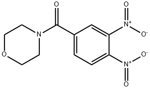 Methanone, (3,4-dinitrophenyl)-4-Morpholinyl- Structure