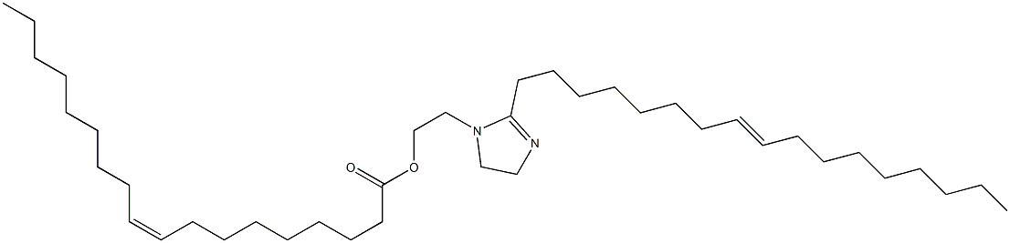 oleic acid, compound with 2-(heptadec-8-enyl)-4,5-dihydro-1H-imidazole-1-ethanol (1:1) Structure