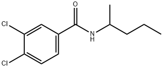 3,4-Dichloro-N-(1-Methylbutyl)benza-Mide Structure