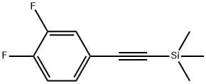 ((3,4-difluorophenyl) ethynyl)triMethylsilane Structure