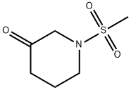 1-(Methylsulfonyl)-3-piperidinone Structure