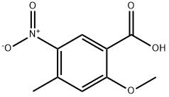 2-Methoxy-4-Methyl-5-nitro-benzoic acid Structure