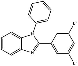 1H-BenziMidazole, 2-(3,5-dibroMophenyl)-1-phenyl- Structure