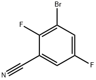 3-BroMo-2,5-difluorobenzonitrile Structure