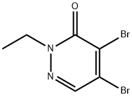 4,5-Dibromo-2-ethyl-2H-pyridazin-3-one Structure
