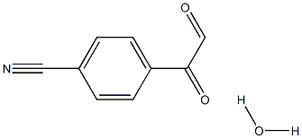 4-Cyanophenylglyoxal hydrate Structure