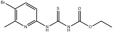 ethyl {[(5-bromo-6-methylpyridin-2-yl)amino]carbonothioyl}carbamate Structure