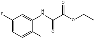 ethyl 2-(2,5-difluoroanilino)-2-oxoacetate Structure