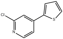 2-chloro-4-(thiophen-2-yl)pyridine Structure