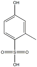 4-Hydroxy-2-methylbenzenesulfonic acid Structure