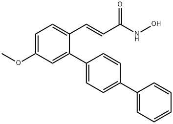 (E)-N-hydroxy-4-methoxy-2-(biphenyl-4-yl)cinnamamide Structure