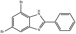 5,7-Dibromo-2-phenyl-1H-benzoimidazole Structure