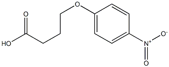 4-(4-Nitrophenoxy)Butanoic Acid Structure