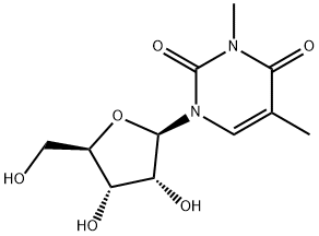 N3-Methyl-5-methyluridine Structure