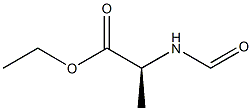 Alanine, N-formyl-, ethyl ester Structure