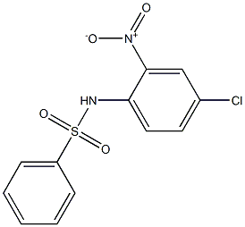 Benzenesulfonamide, N-(4-chloro-2-nitrophenyl)- Structure