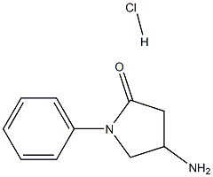 4-amino-1-phenyl-2-pyrrolidinone hydrochloride Structure