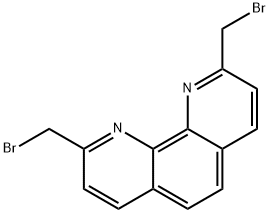 1,10-Phenanthroline, 2,9-bis(bromomethyl)- Structure