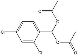 Methanediol, (2,4-dichlorophenyl)-, diacetate Structure