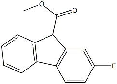9H-Fluorene-9-carboxylic acid, 2-fluoro-, methyl ester Structure
