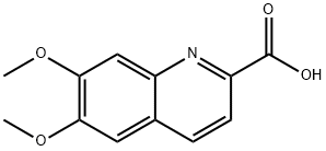 6,7-Dimethoxy-quinoline-2-carboxylic acid Structure