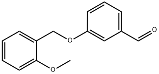 3-[(2-methoxyphenyl)methoxy]benzaldehyde Structure