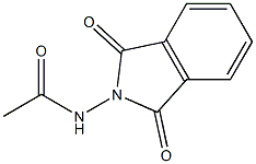 Acetamide,N-(1,3-dihydro-1,3-dioxo-2H-isoindol-2-yl)- Structure