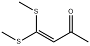 4,4-bis(methylthio)but-3-en-2-one Structure