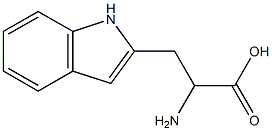 1H-Indole-2-propanoic acid, a-amino- Structure