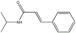 2-Propenamide,N-(1-methylethyl)-3-phenyl- Structure