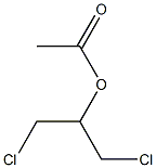 1,3-dichloropropan-2-yl acetate Structure