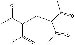 2,6-Heptanedione, 3,5-diacetyl- Structure