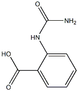 Benzoic acid, 2-[(aminocarbonyl)amino]- Structure