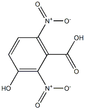 Benzoic acid, 3-hydroxy-2,6-dinitro- Structure