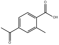 4-acetyl-2-methylbenzoic acid Structure