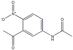 Acetamide, N-(3-acetyl-4-nitrophenyl)- Structure