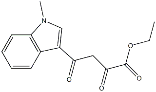 Ethyl 4-(1-methyl-1H-indol-3-yl)-2,4-dioxobutanoate Structure