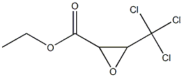 2-Oxiranecarboxylicacid, 3-(trichloromethyl)-, ethyl ester Structure