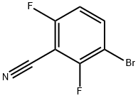 3-Bromo-2,6-difluorobenzonitrile Structure