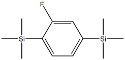 (2-fluoro-4-trimethylsilylphenyl)-trimethylsilane Structure