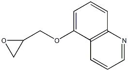 5-(oxiran-2-ylmethoxy)quinoline Structure