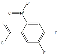 4,5-Difluoro-2-nitrobenzoyl chloride Structure