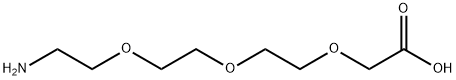Acetic acid, [2-[2-(2-aminoethoxy)ethoxy]ethoxy]- Structure