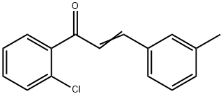 (2E)-1-(2-chlorophenyl)-3-(3-methylphenyl)prop-2-en-1-one Structure