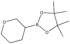 4,4,5,5-Tetramethyl-2-(tetrahydro-2H-pyran-3-yl)-1,3,2-dioxaborolane Structure