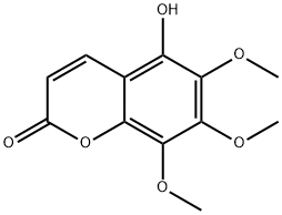 5-Hydroxy-6,7,8-trimethoxycoumarin Structure