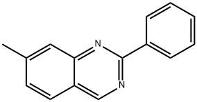 7-methyl-2-phenylquinazoline Structure