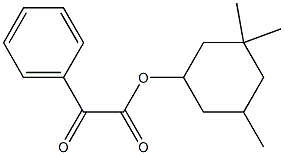 3,3,5-trimethylcyclohexyl 2-oxo-2-phenylacetate Structure