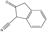 2-oxo-2,3-dihydro-1H-indene-1-carbonitrile Structure