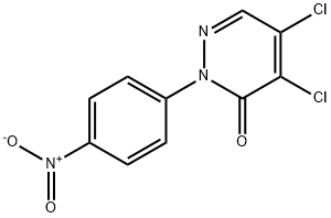 3(2H)-Pyridazinone,4,5-dichloro-2-(4-nitrophenyl)- Structure